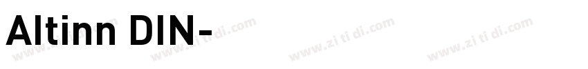 AItinn DIN字体转换